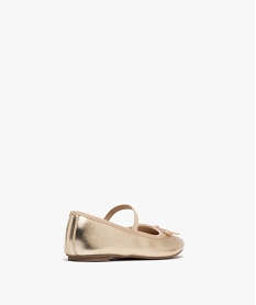 ballerines brillantes avec elastique de maintien fille doreG844901_4