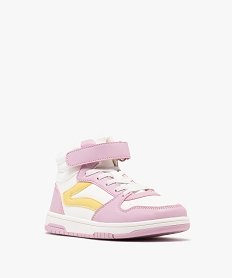 baskets montantes multicolores fille rose basketsG845601_2