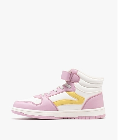 baskets montantes multicolores fille rose basketsG845601_3