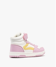 baskets montantes multicolores fille rose basketsG845601_4