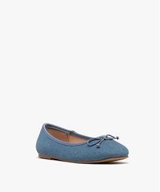 ballerines en toile denim paillete fille bleu chineG846401_2