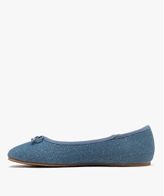 ballerines en toile denim paillete fille bleu chineG846401_3