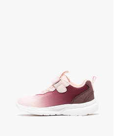 baskets basses de running legeres en mesh respirant fille rose basketsG846801_3