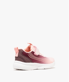 baskets basses de running legeres en mesh respirant fille rose basketsG846801_4