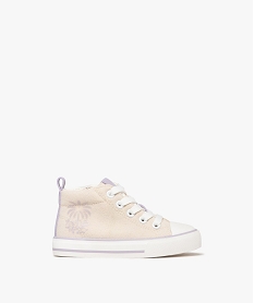 GEMO Baskets montantes en toile fille - Lovely Wings Beige