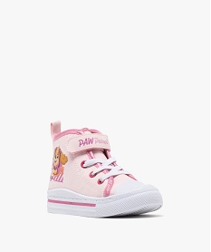 baskets montantes en toile imprimee stella fille - la patpatrouille rose basketsG849401_2