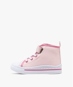 baskets montantes en toile imprimee stella fille - la patpatrouille rose basketsG849401_3