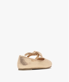 ballerines a bride elastique avec nœud decoratif fille doreG850001_4