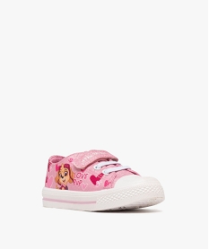 baskets basses pailletees imprime stella fille - la patpatrouille rose basketsG852201_2