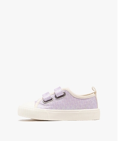 baskets basses a scratch et reflets irises fille violet basketsG852601_3