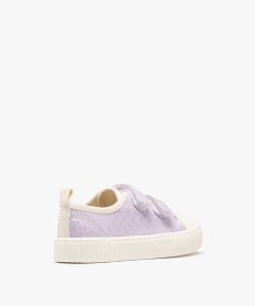 baskets basses a scratch et reflets irises fille violet basketsG852601_4