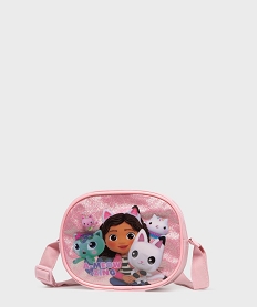 GEMO Sac en toile avec motifs chats fille - Gabby’s Dollhouse rose vif