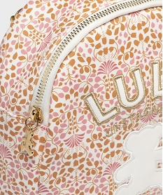 sac a dos a motifs fleuris fille - lulucastagnette multicoloreG855701_3