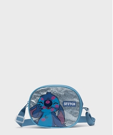 GEMO Sac en toile avec motif Stitch fille - Disney bleu standard
