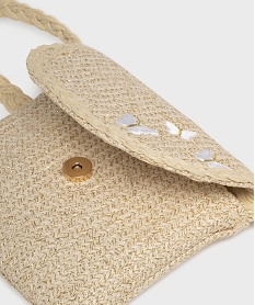 sac bandouliere en paille fille beige standardG856601_3