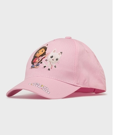 GEMO Casquette baseball à scratch imprimée fille - Gabby et La Maison Magique rose standard