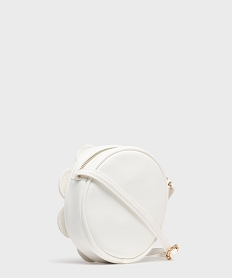 sac rond a bandouliere avec fleur en relief fille blanc standardG857801_2