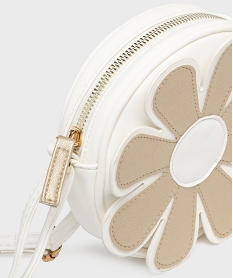 sac rond a bandouliere avec fleur en relief fille blanc standardG857801_3