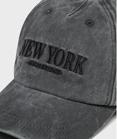 casquette avec inscription urbaine brodee garcon grisG858501_3