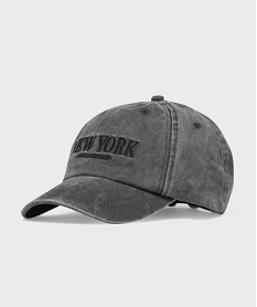 casquette avec inscription urbaine brodee garcon grisG858501_4