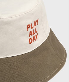 chapeau bob multicolore garcon beigeG859101_2