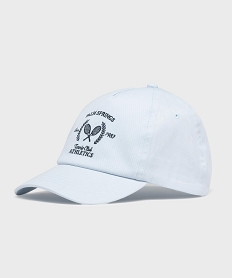 GEMO Casquette de tennis avec inscription brodée fille Bleu