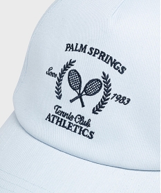 casquette de tennis avec inscription brodee fille bleuG860101_3