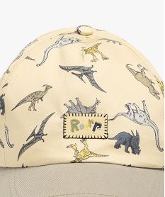 casquette a motifs dinosaures garcon beigeG860601_2