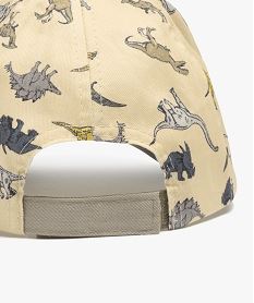 casquette a motifs dinosaures garcon beigeG860601_3