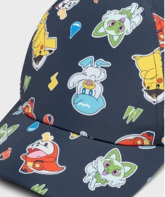 casquette imprimee multicolore garcon - pokemon bleuG861301_3