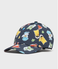 casquette imprimee multicolore garcon - pokemon bleuG861301_4