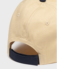 casquette bicolore avec motif dinosaure garcon beigeG861801_2