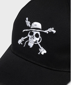 casquette avec tete de mort brodee garcon - one piece noir standardG863301_3