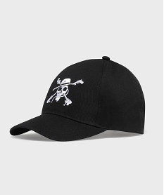 casquette avec tete de mort brodee garcon - one piece noir standardG863301_4