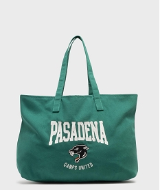 GEMO Tote bag avec inscription brodée - Camps United vert standard