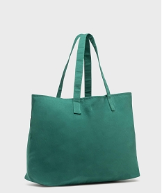 tote bag avec inscription brodee - camps united vert standardG863501_2