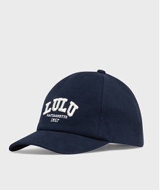 casquette avec inscription brodee enfant - lulucastagnette bleuG863801_4