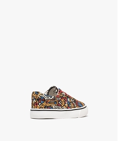 tennis en toile imprimee a lacets elastiques bebe garcon jaune baskets et tennisG865101_4