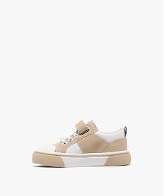 baskets basses a scratch et embout bebe garcon - lulucastagnette beige baskets et tennisG865301_3