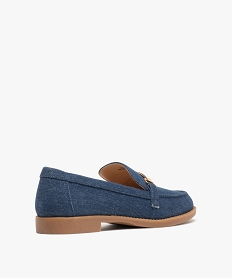 mocassins en toile denim a bout effilee femme bleu mocassinsG868501_4