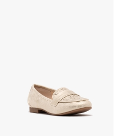mocassins avec dessus metallise femme - valentina baldano dore mocassinsG868701_2
