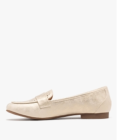 mocassins avec dessus metallise femme - valentina baldano dore mocassinsG868701_3