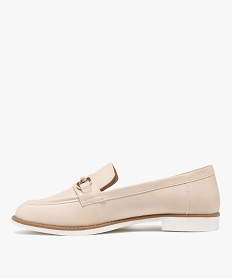 mocassins irises a bout amande et semelle sport femme rose mocassinsG868901_3