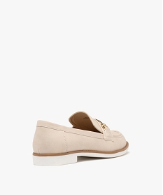 mocassins irises a bout amande et semelle sport femme rose mocassinsG868901_4