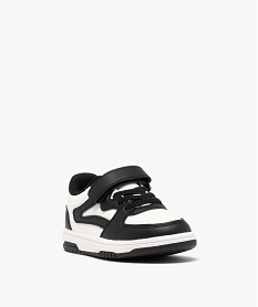 baskets basses a scratch et lacets elastiques garcon - camps united noir standard basketsG873101_2