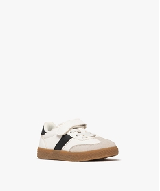 baskets a scratch avec bandes contrastantes garcon - camps united blanc standard basketsG874501_2