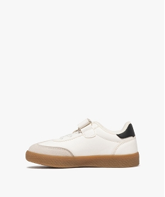 baskets a scratch avec bandes contrastantes garcon - camps united blanc standard basketsG874501_3