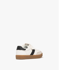 baskets a scratch avec bandes contrastantes garcon - camps united blanc standard basketsG874501_4
