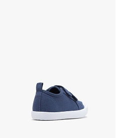 baskets en toile a scratch garcon bleu standard basketsG875901_4