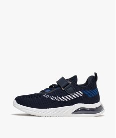 baskets en mesh a scratch et semelle bulle dair garcon bleu basketsG879701_3
